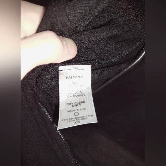 Nasty Gal Black Cocktail Jumpsuit, XS - Picture 6 of 8